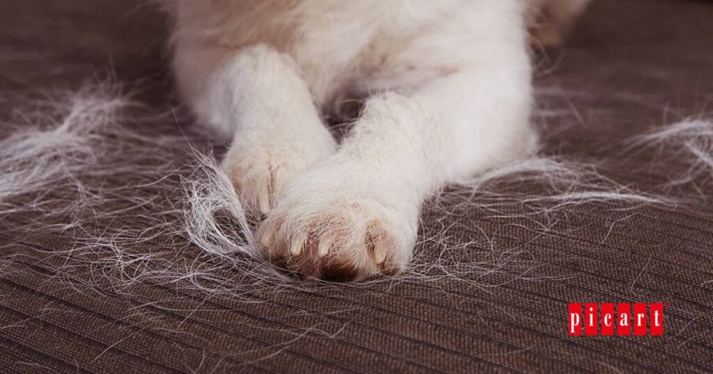 Reducir la caída del pelo del perro con una buena alimentacion