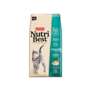 Nutribest Cat ADULT STERILISED Salmon and Rice